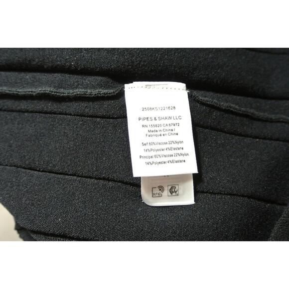 NEW, Veronica Beard Elthea Rib-Knit Belted Midi-Dress in Black Size M #MD1141 - Picture 10 of 10